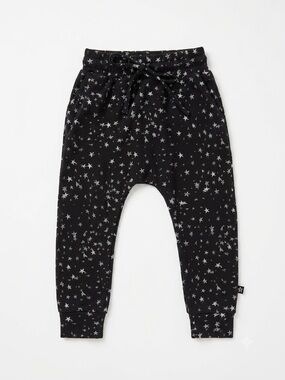 Pixie Lane Black Star Print Joggers Size 3